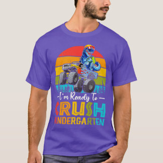 Camiseta Estoy Listo Para Aplastar El Jardín De Niños Retro