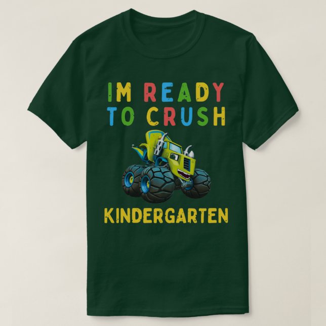 Camiseta Estoy Listo Para Aplastar El Jardín Infantil 39 (Diseño del anverso)