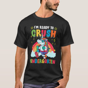 Camiseta Estoy listo para aplastar el jardín infantil Unico