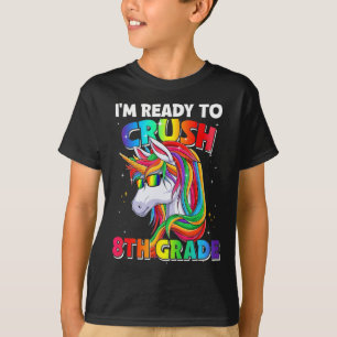 Camiseta Estoy listo para aplastar el octavo grado de vuelt