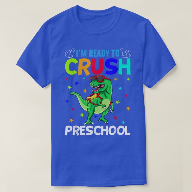 Camiseta Estoy listo para aplastar el preescolar para react (Diseño del anverso)