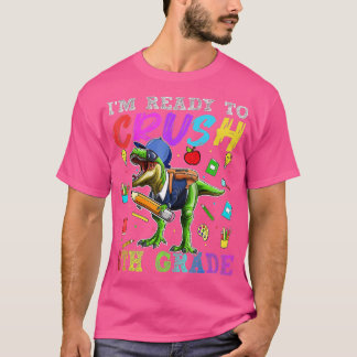 Camiseta Estoy listo para aplastar el primer día de dinosau