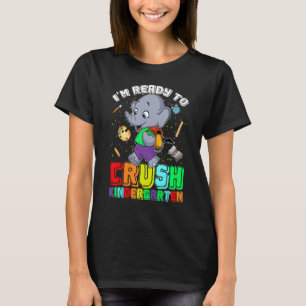Camiseta Estoy listo para aplastar el primer día de los ele