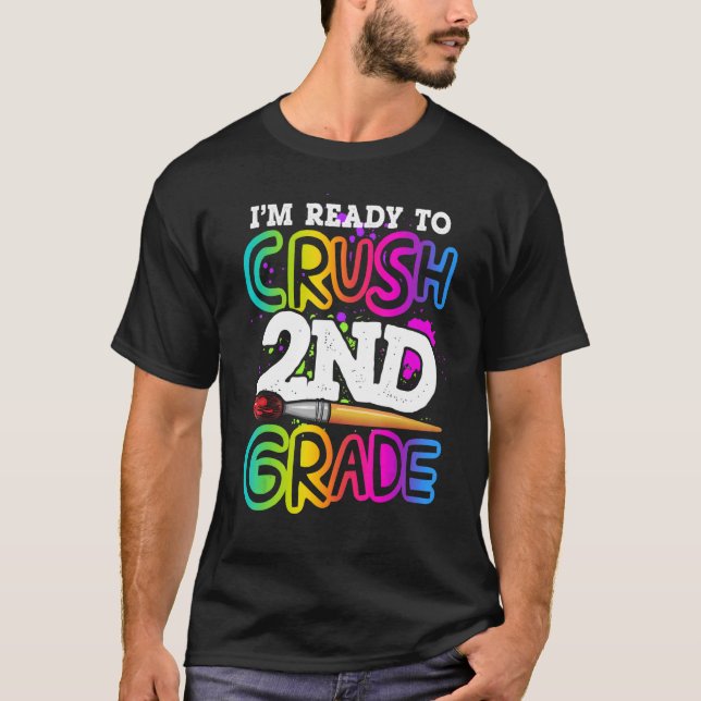 Camiseta Estoy listo para aplastar el segundo grado de vuel (Anverso)