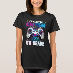 Camiseta Estoy listo para aplastar el séptimo grado de vuel