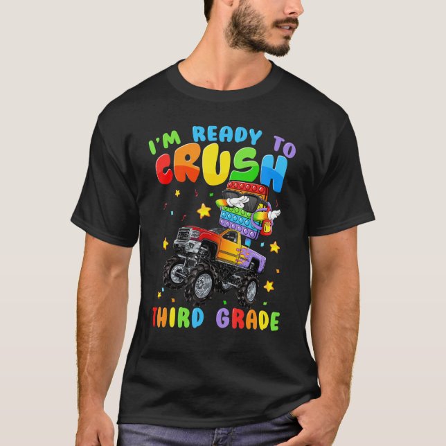 Camiseta Estoy listo para aplastar el tercer curso de regre (Anverso)