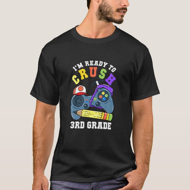 Camiseta Estoy listo para aplastar el tercer grado de vuelt (Anverso)