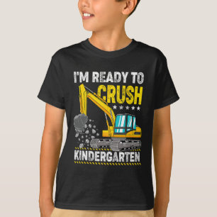 Camiseta Estoy listo para aplastar el vehículo de construcc