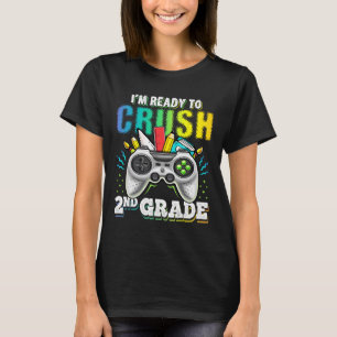 Camiseta Estoy listo para aplastar el video de 2º grado Ck 