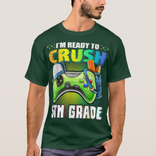 Camiseta Estoy listo para aplastar el video del quinto grad