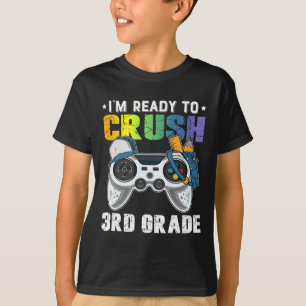 Camiseta Estoy listo para aplastar el videojuego de 3er gra