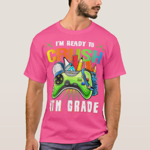 Camiseta Estoy listo para aplastar el videojuego de 4º grad