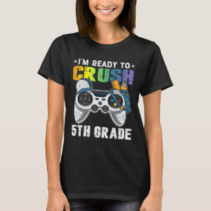 Camiseta Estoy listo para aplastar el videojuego de quinto