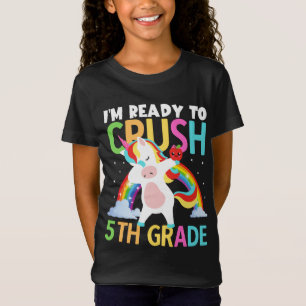 Camiseta Estoy listo para aplastar la escuela secundaria Un