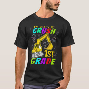 Camiseta Estoy listo para aplastar la excavadora de primer 