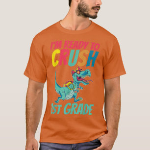 Camiseta Estoy listo para aplastar la inscripción a la escu