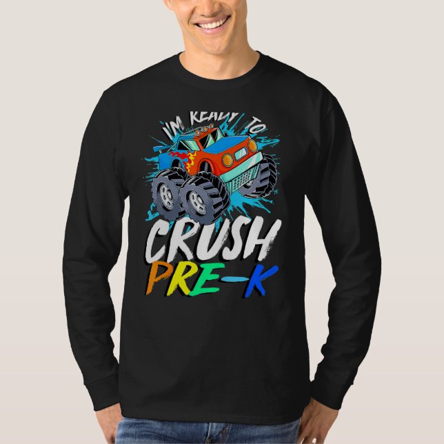 Camiseta Estoy listo para aplastar la premezcla del camión  (Anverso)