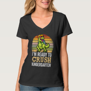 Camiseta Estoy listo para aplastar la ropa de dinosaurio de