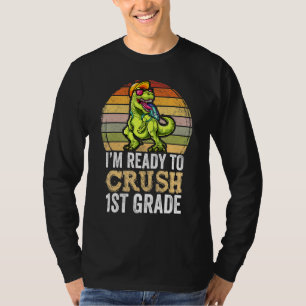 Camiseta Estoy listo para aplastar la ropa de dinosaurios d