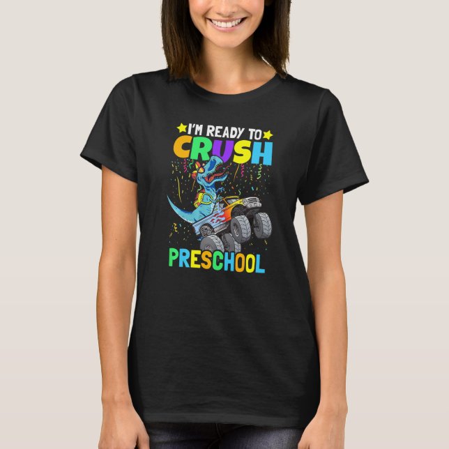 Camiseta Estoy listo para aplastar preescolar (Anverso)