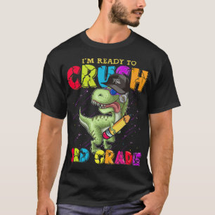 Camiseta Estoy listo para aplastar tercer grado divertido D