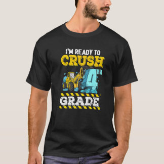 Camiseta Estoy listo para aplastar vehículo de construcción