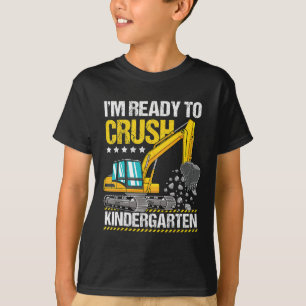 Camiseta Estoy listo para aplastar vehículos de construcció