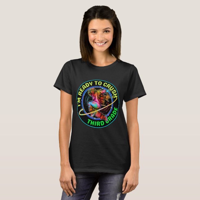 Camiseta Estoy listo para arrasar tercer grado (Anverso completo)