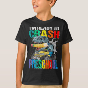 Camiseta Estoy Listo Para Caer Camión De Monstruo Preescola
