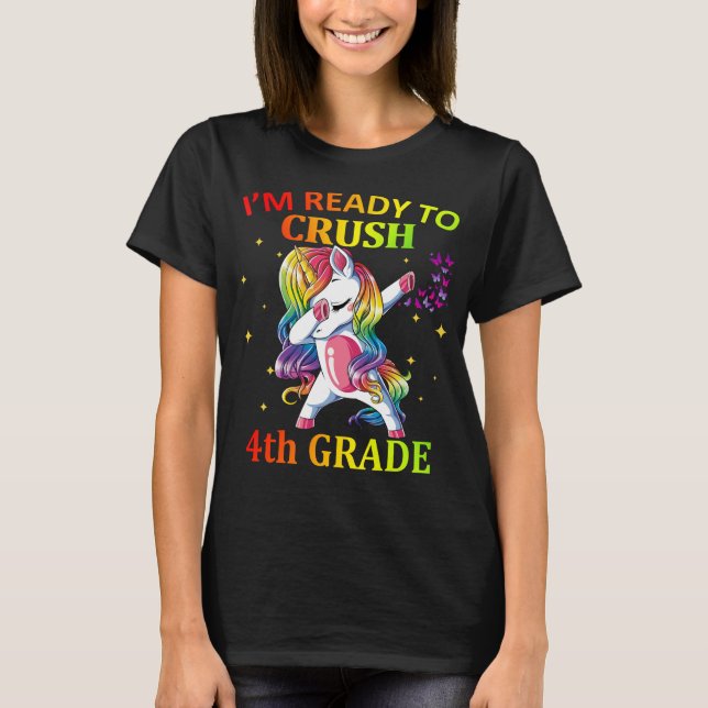 CAMISETA ESTOY LISTO PARA CRUZAR EL 4º GRADO (Anverso)
