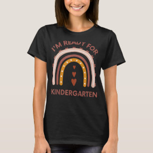 Camiseta Estoy listo para el arco iris retro de guardería i