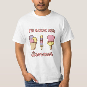Camiseta Estoy listo para el divertido helado de verano T-S