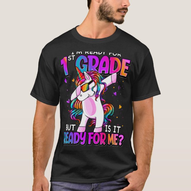 Camiseta Estoy listo para el primer grado de vuelta a la es (Anverso)