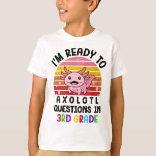 Camiseta Estoy listo para hacer preguntas de Axolotl en reg