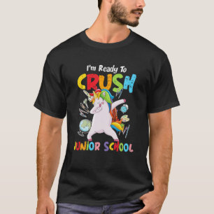 Camiseta Estoy Listo Para La Escuela Dab Unicorn De Vuelta