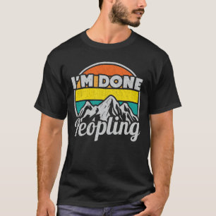 Camiseta Estoy listo para la montaña del atardecer de época