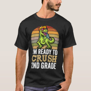 Camiseta Estoy listo para machacar ropa de dinosaurio de se