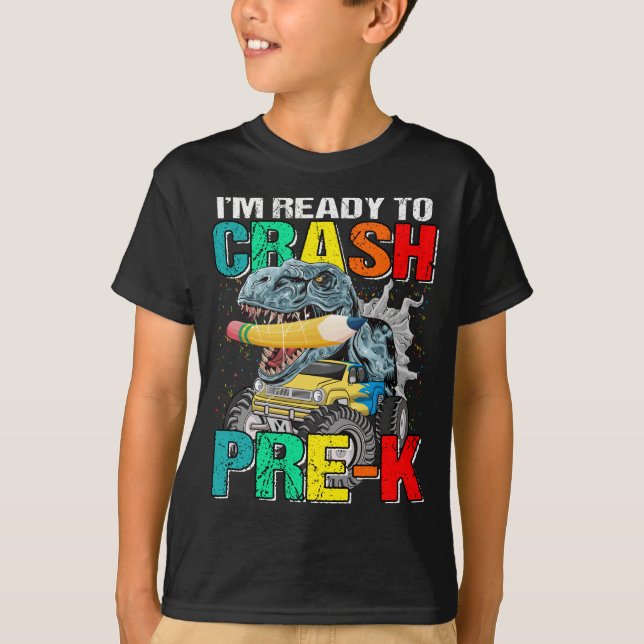 Camiseta Estoy listo para quebrar el dinosaurio de los cami (Anverso)