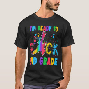 Camiseta Estoy Listo Para Rock De 2do Grado Guitarra De Vue