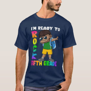 Camiseta Estoy Listo Para Rock Quinto Grado Cute Dabbing Bl