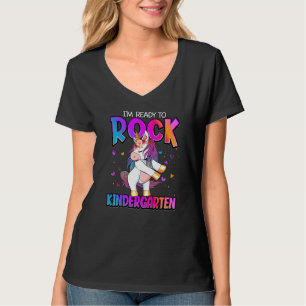 Camiseta Estoy listo para rodar a Kindergarten Unicorn de v