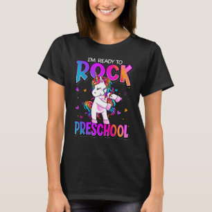 Camiseta Estoy listo para rodar a la escuela preescolar Uni