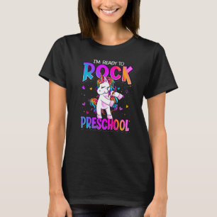 Camiseta Estoy listo para rodar a la escuela preescolar Uni