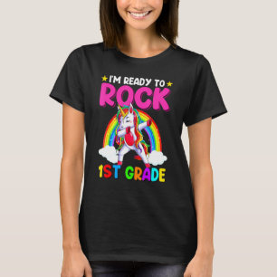 Camiseta Estoy listo para rodar a Unicornio de primer grado