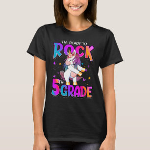 Camiseta Estoy listo para rodar a Unicornio de quinto grado
