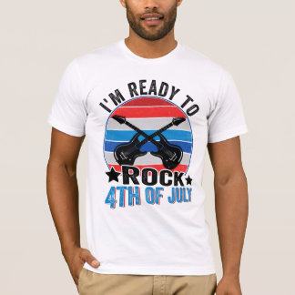 Camiseta estoy listo para rodar el 4 de julio divertido 4 d