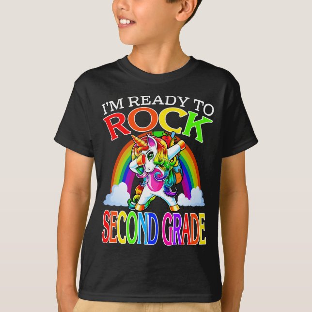 Camiseta Estoy listo para rodar el arcoiris de segundo grad (Anverso)