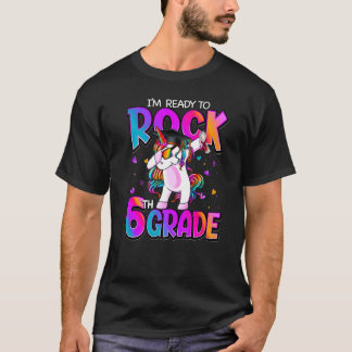 Camiseta Estoy listo para rodar el sexto grado Unicornio de