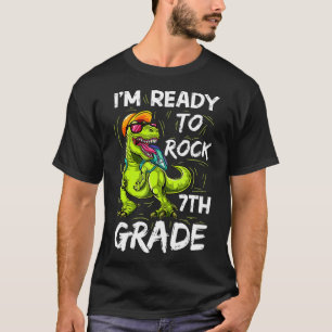 Camiseta Estoy listo para rodar ropa de dinosaurio de sépti