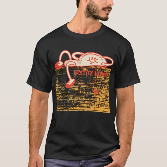Camiseta “ESTOY LIVING” - Diseño Urbano para el Alma Relaja (Anverso)